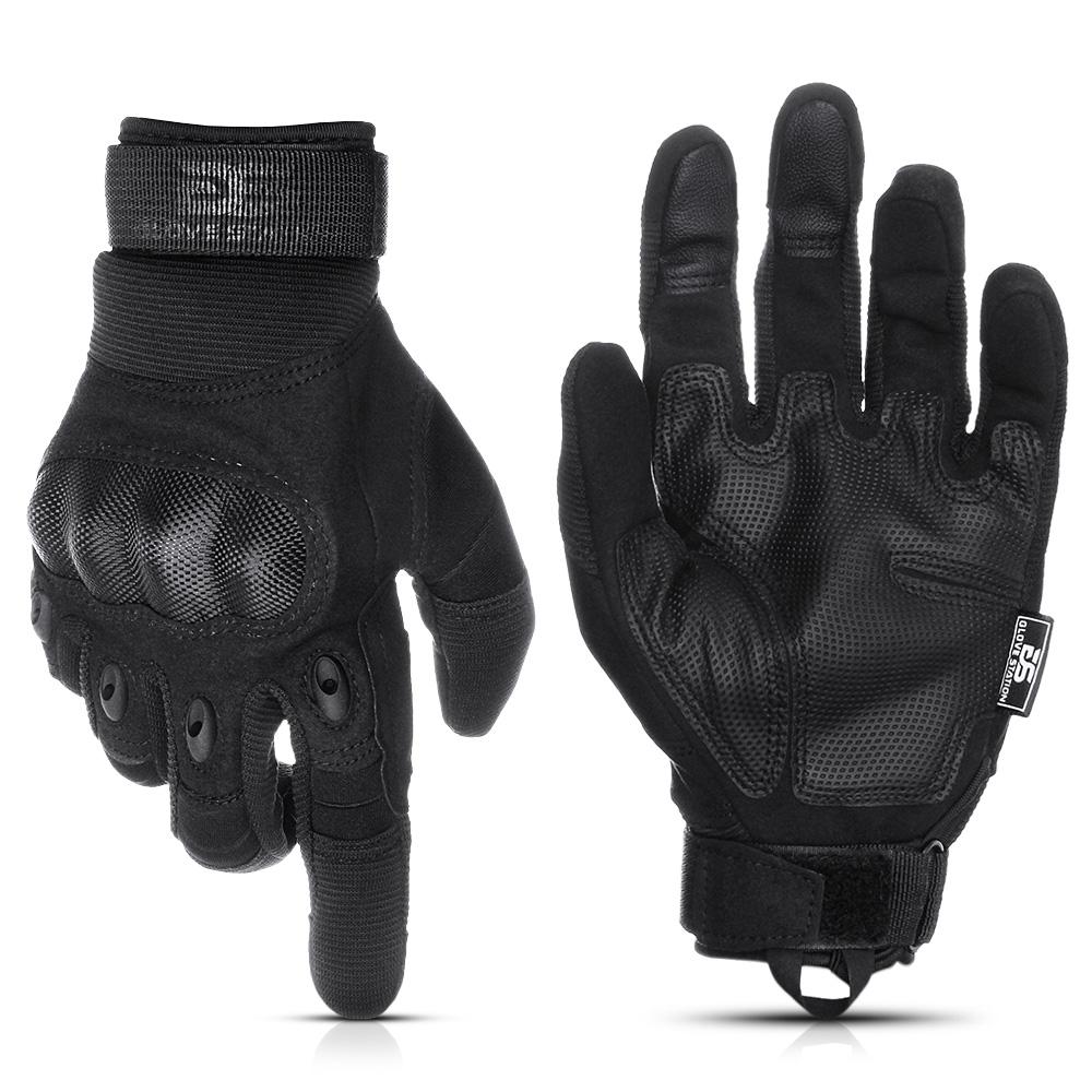Glove Station Gants Combat Noir-L