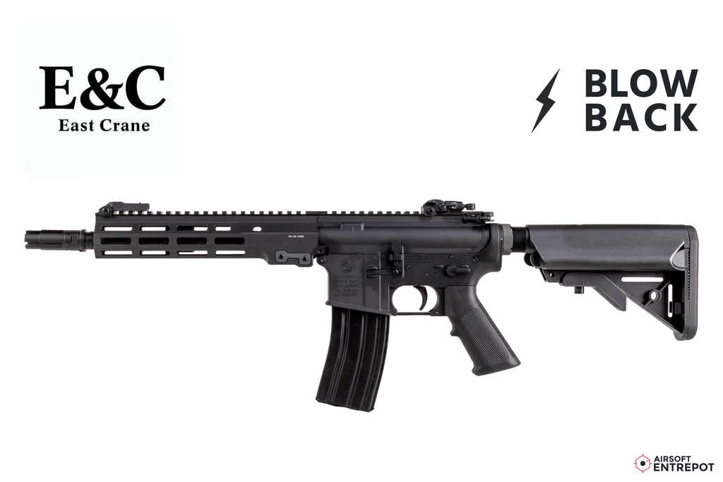 E&C Colt MK16 URG-I 9,5" Blowback AEG (Noir)