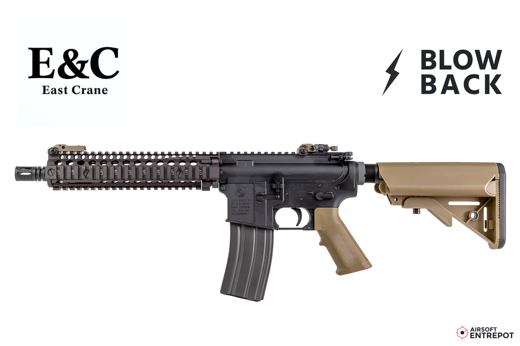 E&C MK18 Mod.1 Blowback AEG (Noir / Bronze)