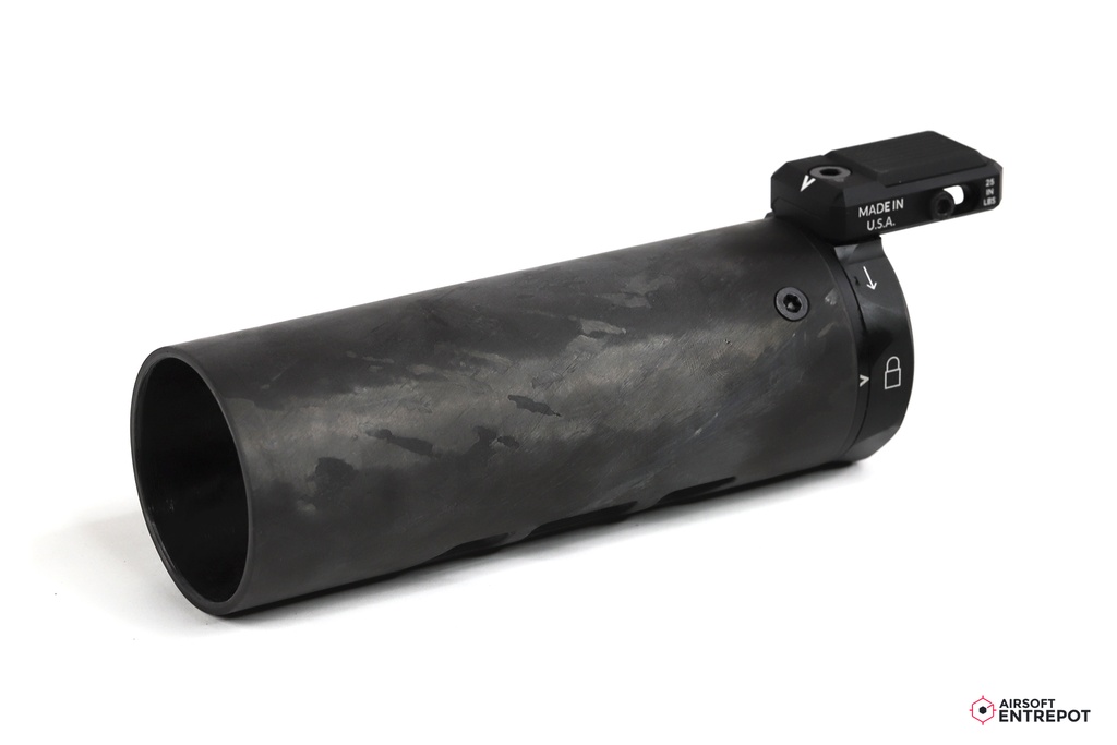 Angry Gun Couvre Silencieux Style U-RAC Carbone 6,5" Cerakote (Noir)