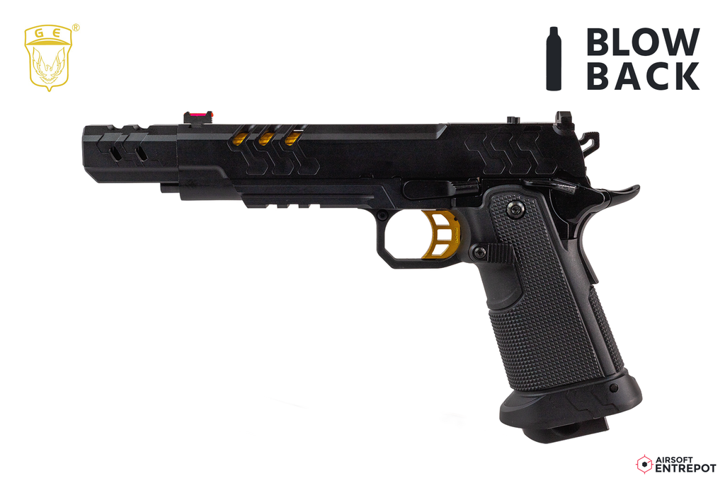Golden Eagle Hi-Capa Gold Custom Optics Ready GBB (Noir)