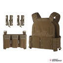 Wosport Porte Plaques Minimaliste KZ (Coyote Brown)