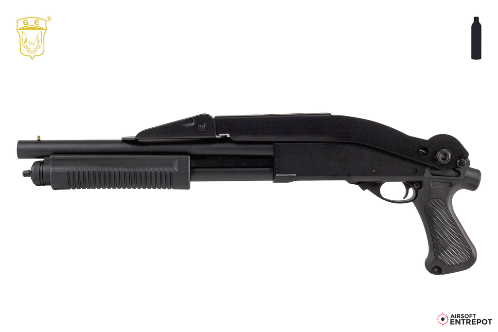 Golden Eagle Fusil à Pompe M870 Gaz (8894 / Noir)
