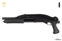 Golden Eagle Fusil à Pompe M870 Gaz (8894 / Noir)