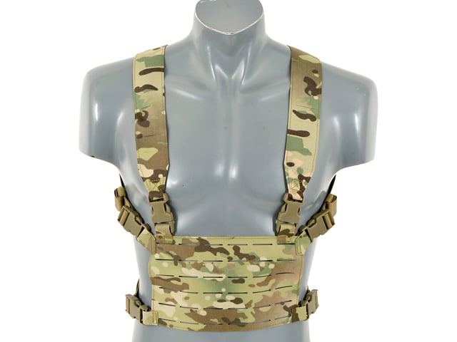 8Fields Chest Rig Laser Cut Léger (Multicam)