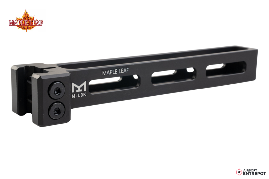 Maple Leaf Extension M-LOK 3 Slots Pour Crosses MLC-S2 / MLC-LTR / SSG10A3 (Noir)