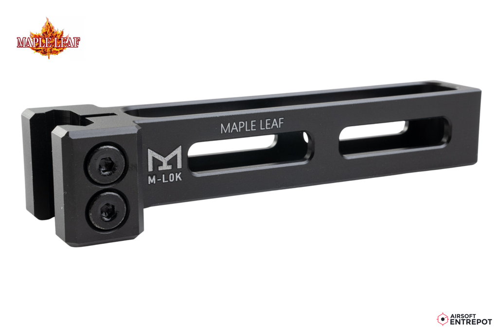 Maple Leaf Extension M-LOK 2 Slots Pour Crosses MLC-S2 / MLC-LTR / SSG10A3 (Noir)