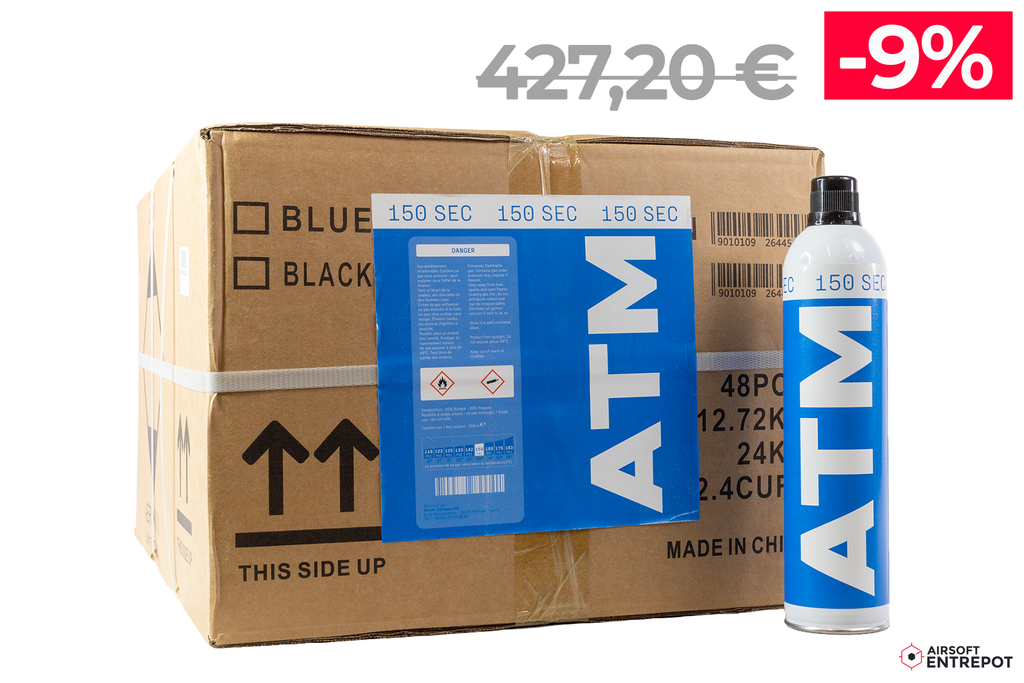 ATM Gaz PSI150 Sec (550ml) - Carton de 48