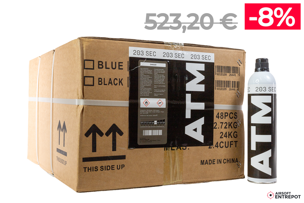 ATM Gaz PSI203 Sec (550ml) - Carton de 48