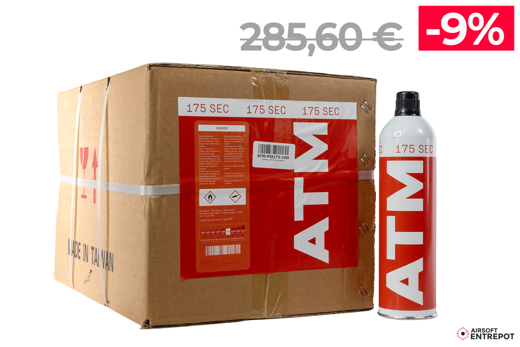 ATM Gaz PSI175 sec (700ml) - Carton de 24