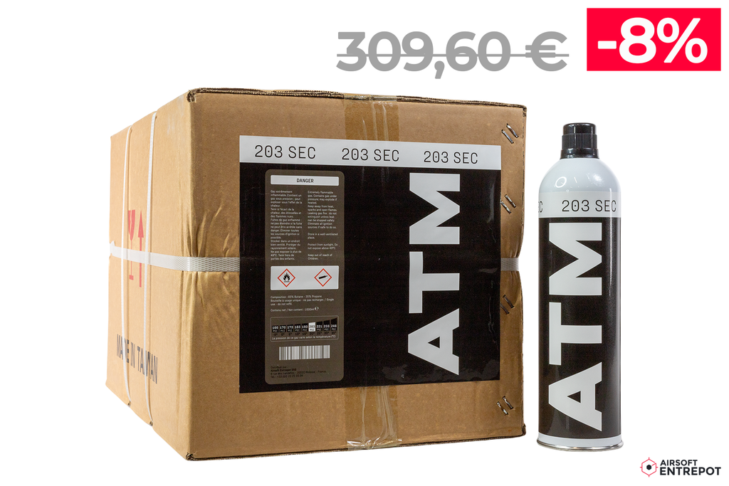 ATM Gaz PSI 203 Sec (700ml) - Carton de 24