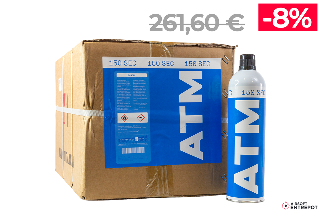 ATM Gaz PSI150 Sec (700ml) - Carton de 24