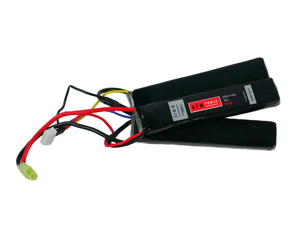 ATM Power Batterie LiPo 11,1V 2200mAh 20C Sopmod (Tamiya Mini)