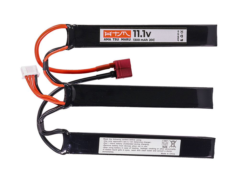 ATM Power Batterie LiPo 11.1V 1300mAh 20C Sopmod (Deans Large)