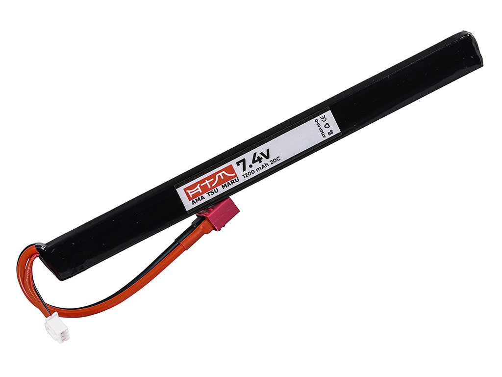 ATM Power Batterie LiPo 7,4V 1200mAh 20C Stick AK (Deans Large)