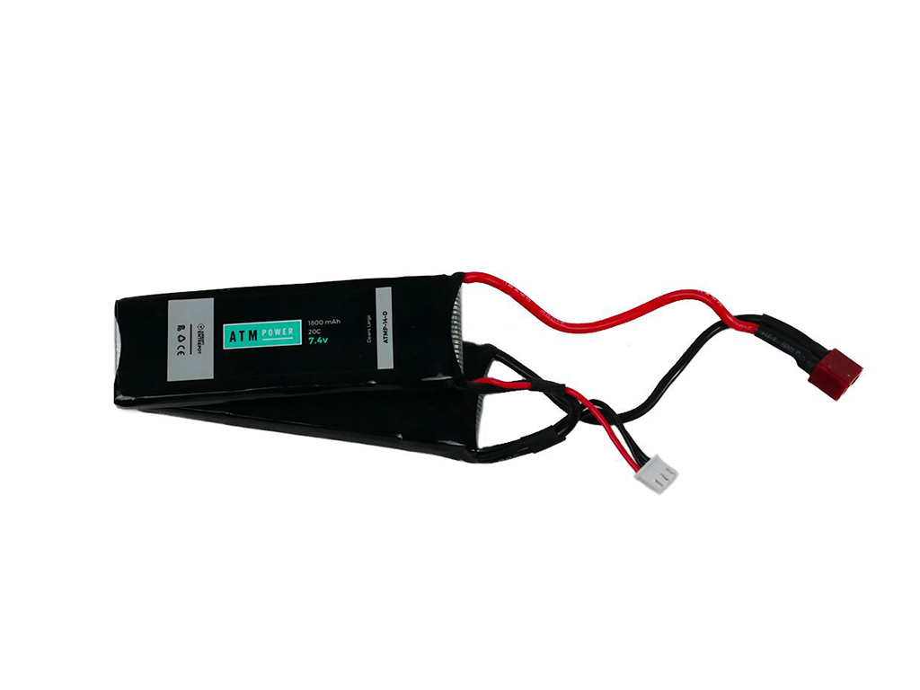 ATM Power Batterie LiPo 7,4V 1800mAh 20C Butterfly (Deans Large)