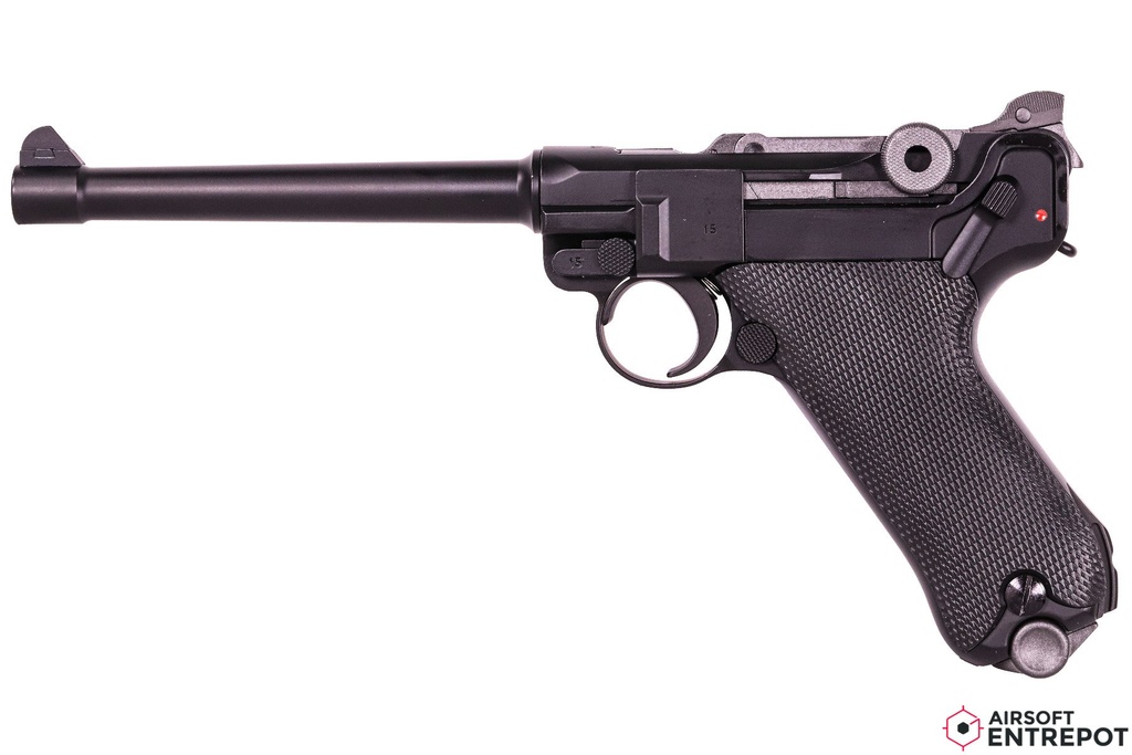 WE P08 Luger 6' GBB (Noir)