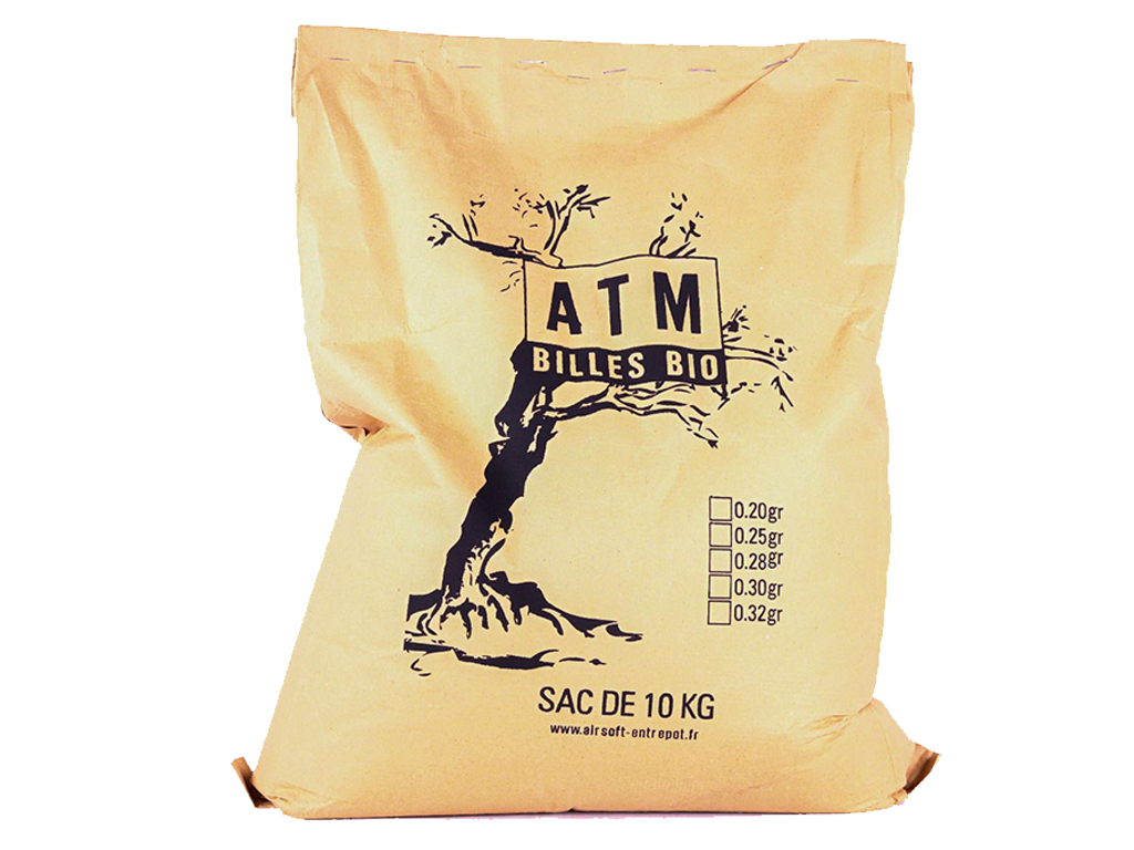 ATM Sac de 10kg de billes 0.25 