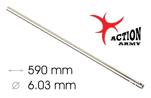 AAC Canon De Précision AEG/GBBR WE 6,03mm x 590mm