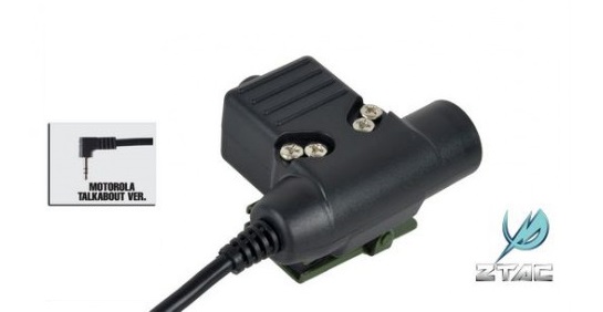 Z-Tac PTT U94 (Motorola 1 Pin)
