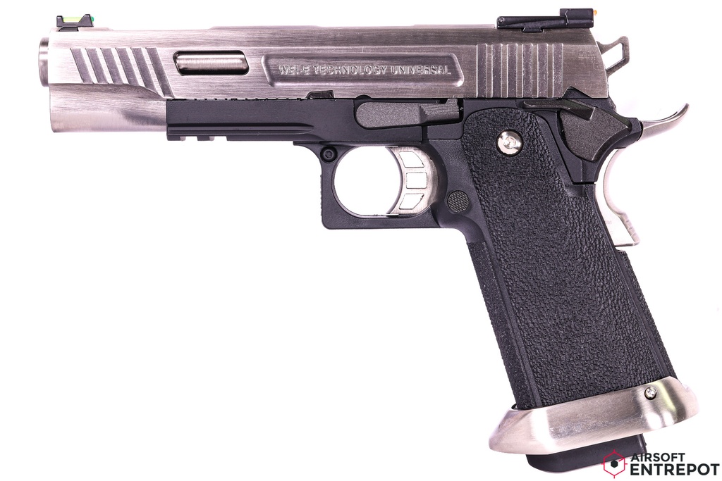 WE Hi-Capa 5.1 G-Force T-Rex GBB (Silver)