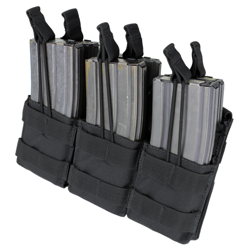 Condor Porte Chargeur M4 Stacker Open Top Triple (Noir)