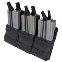 Condor Porte Chargeur M4 Stacker Open Top Triple (Noir)