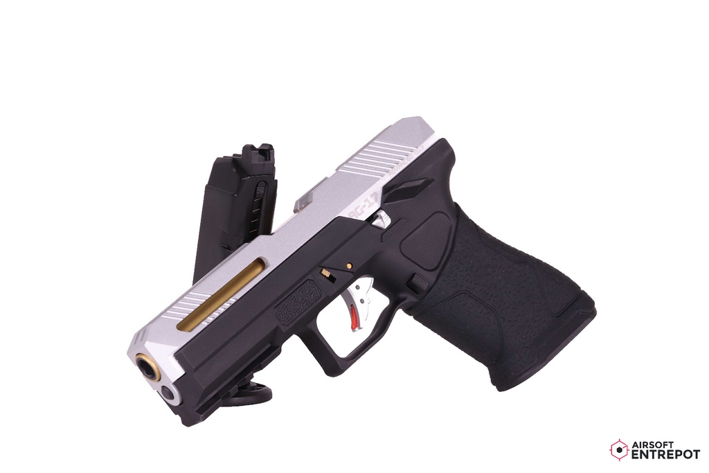 HFC AG-17 GBB avec Mallette-Silver
