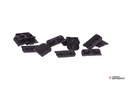 12-PC Type2 M-LOK Rail Cover (couvre-rail) Set (Noir)