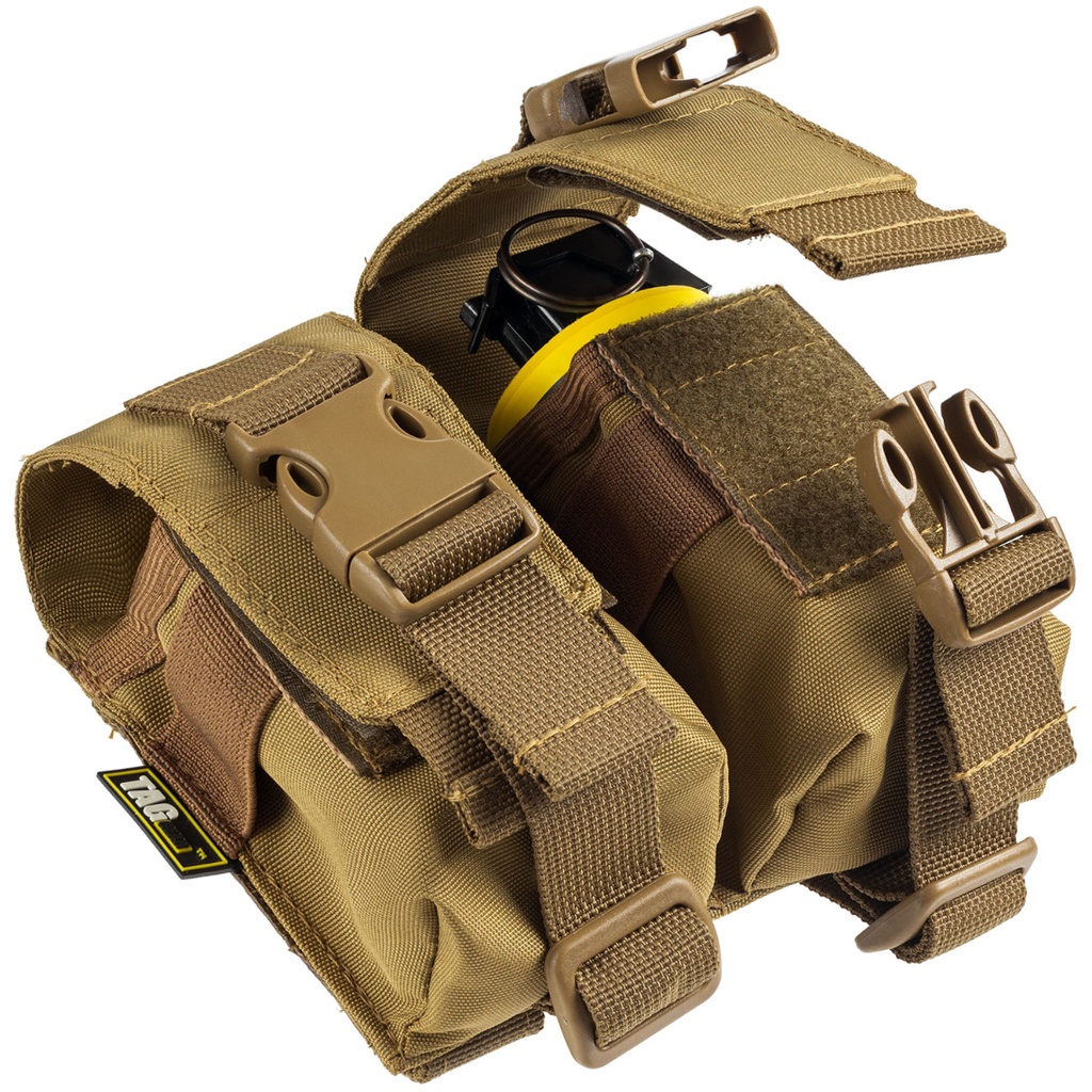 TAGInn Poche double grenades (Coyote)