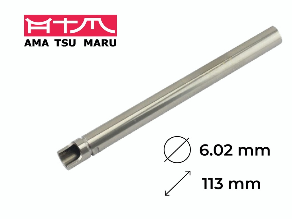 ATM Canon De Précision GBB 6,02mm x 113mm