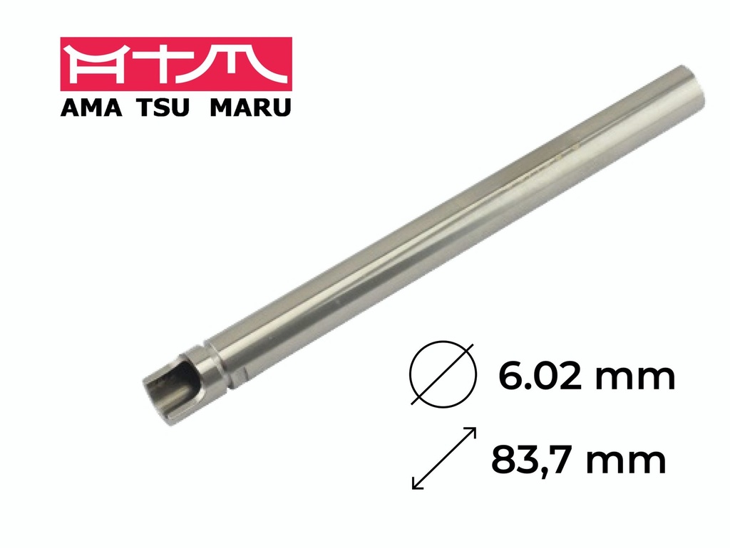 ATM Canon De Précision GBB 6,02mm x 83,7mm