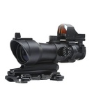 Aim-O Lunette ACOG 4×32 avec MRDS (Noir)