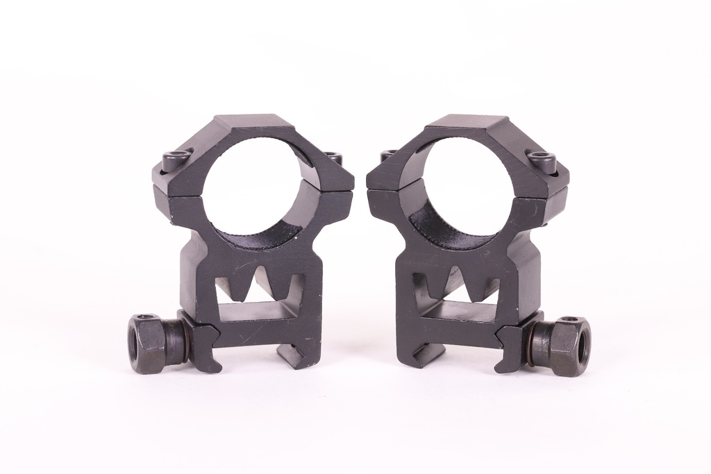 Theta Optics Anneaux 25mm Montage Haut (x2)