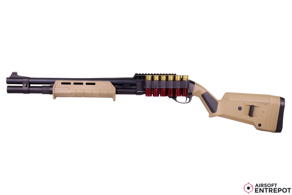 Golden Eagle Fusil à Pompe Gaz (8888T / Noir/Tan)