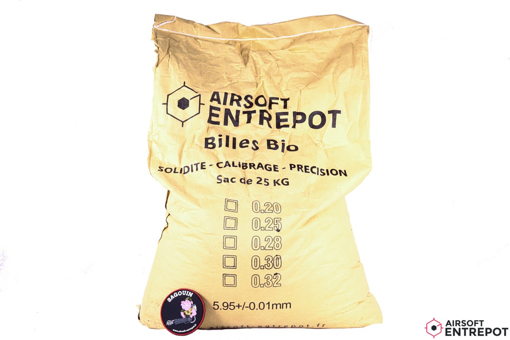 ATM ATM Sac de 25kg de billes 0.20 + patch collector
