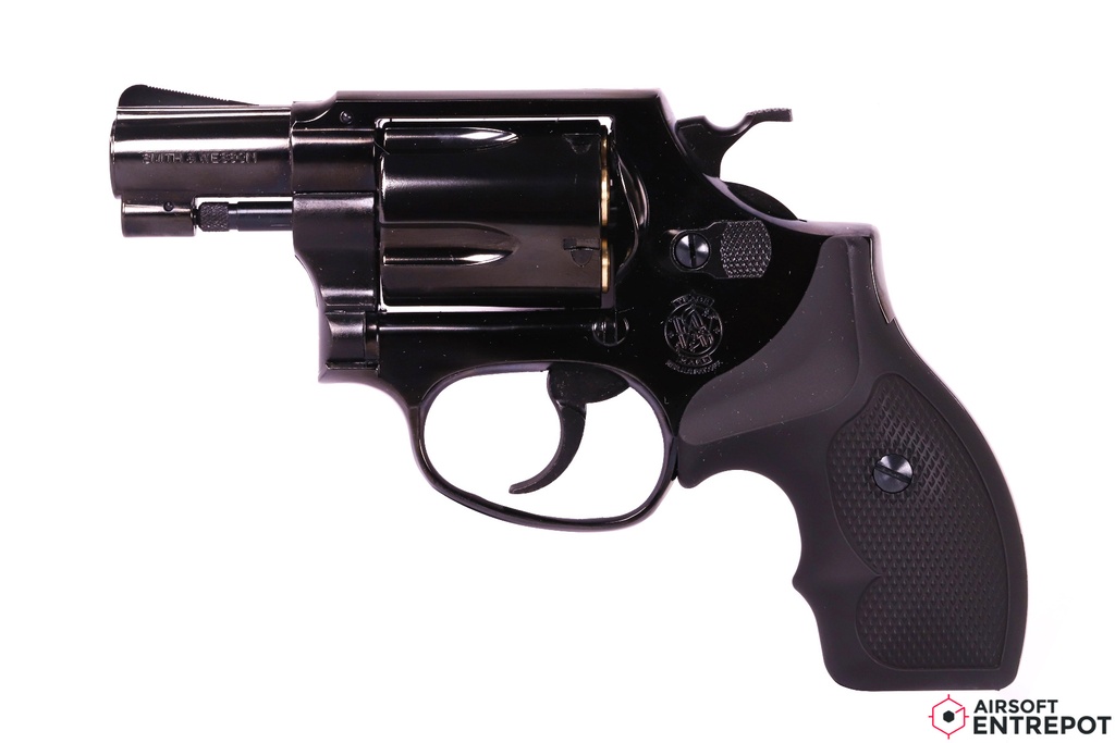 Marushin S&W M36 2inch Plastic grip W-Deep BLACK ABS
