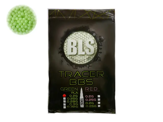 BLS Billes Bio Traçantes vertes 0.20g (Sac de 1 kg)