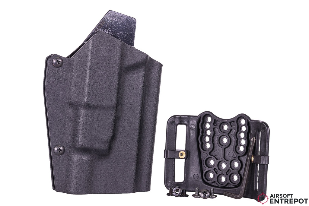 Wo Sport Holster Kydex Type Glock + Lampe X300 (Noir)