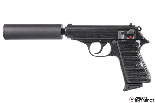 Umarex Walther PPK/S + Silencieux GBB (Noir)