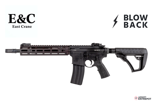 E&C Daniel Defense MK18 RIII Blowback AEG (Noir / Bronze)