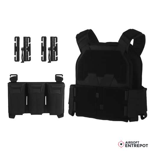 Wosport Porte Plaques Minimaliste KZ (Noir)