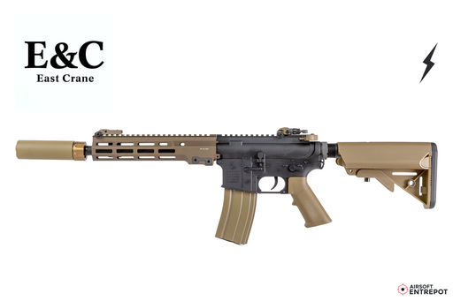 E&C Colt MK16 URG-I 9,5" AEG (Noir / Tan)