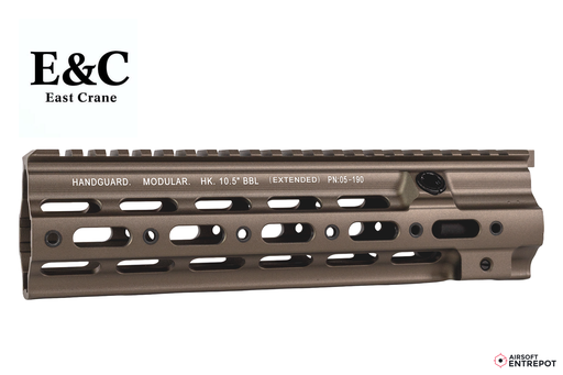 E&C Garde-Main SMR 10,5" Pour HK416 AEG (Bronze)