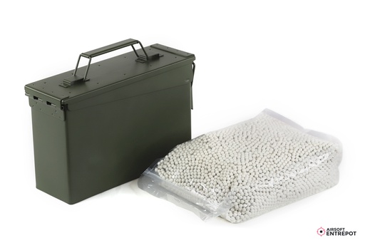 ATM Billes Bio 0.30g + Ammobox (18 000 Billes)